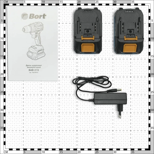 Дрель-шуруповерт аккумуляторная BORT BAB-21S 2x2Ач+ЗУ 93414912 фото 6