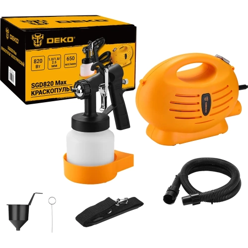 Краскопульт электрический DEKOSGD820 Max, 800 мл, 820Вт 085-1332 Краскопульт электрический DEKOSGD820 Max, 800 мл, 820Вт 085-1332