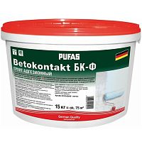 Грунт для повышения адгезии Pufas Бетоконтакт БК-Ф морозостойкий 15 кг/9,2 л