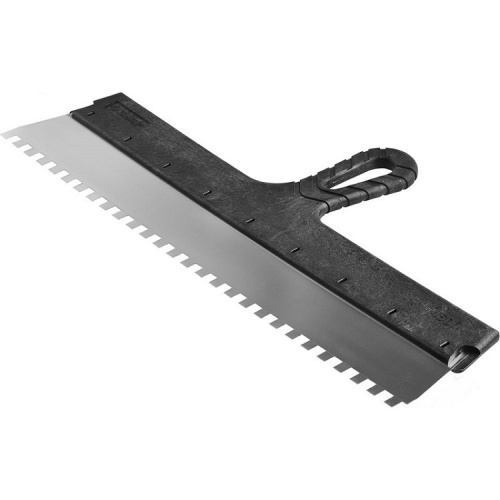 Шпатель фасадный зубчатый Зубр Мастер 10078-45-8 450 мм зуб 8х8 мм