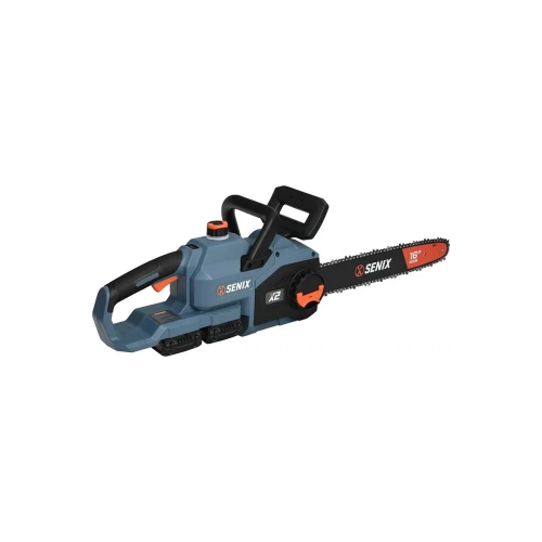 Пила цепная аккумуляторная SENIX 2X2 40V, 40 см, без акб и зу, CSX2-M2-EU-0 фото 6