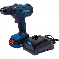 Аккумуляторная бесщеточная дрель-шуруповерт Кратон BCD18-OFA SET АКБ 2.0А·ч, ЗУ, кейс 3 11 01 072