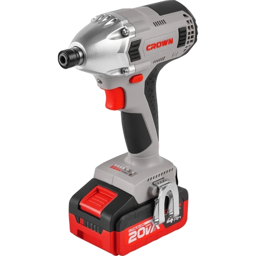 Аккумуляторный ударный винтоверт Crown CT22021HX-4 TB фото 5