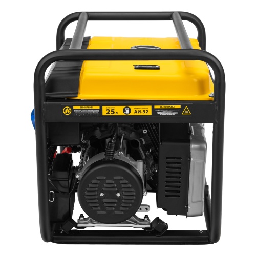 Генератор бензиновый PS 80 EA, 8.0 кВт, 230 В, 25 л, коннектор автоматики, электростартер Denzel фото 9 Генератор бензиновый PS 80 EA, 8.0 кВт, 230 В, 25 л, коннектор автоматики, электростартер Denzel фото 9