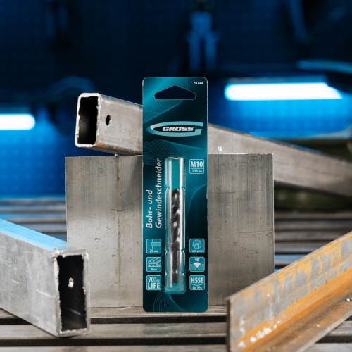 Сверло-метчик М10 х 1,25 мм, Co5%// Gross фото 7 Сверло-метчик М10 х 1,25 мм, Co5%// Gross фото 7