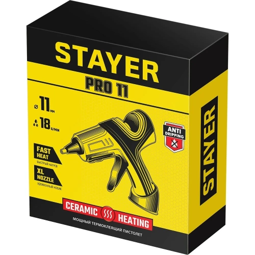Электрический термоклеевой пистолет STAYER Pro 11 0681-20 фото 10