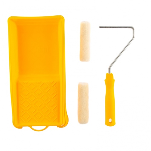 Малярный набор для работ с лаками: кювета 150 мм х 290 мм и мини-валик 110 мм Сибртех фото 2 Малярный набор для работ с лаками: кювета 150 мм х 290 мм и мини-валик 110 мм Сибртех фото 2