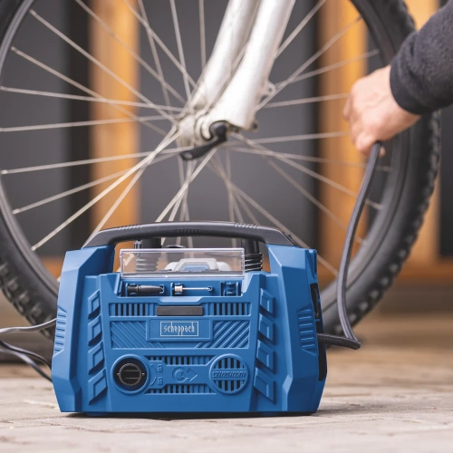 Автомобильный аккумуляторный компрессор Scheppach Airforce 6 без АКБ и ЗУ 5906159901 фото 3 Автомобильный аккумуляторный компрессор Scheppach Airforce 6 без АКБ и ЗУ 5906159901 фото 3