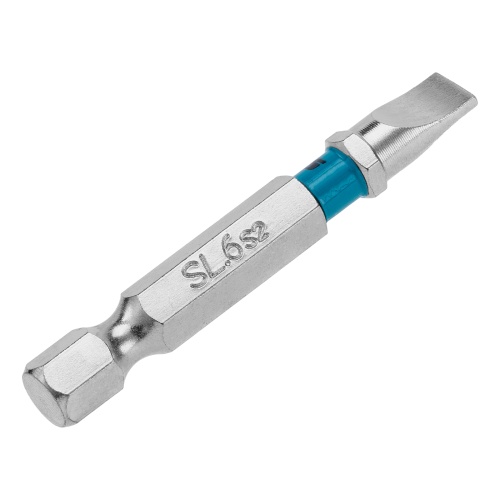 Бита SL6,0х50мм, сталь S2, шестигр., 10 шт. Gross фото 3