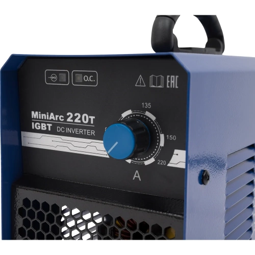 Инверторный сварочный аппарат (220 А; 2+1.5 м; ПВ 60%) Richip MiniArc 220T фото 7 Инверторный сварочный аппарат (220 А; 2+1.5 м; ПВ 60%) Richip MiniArc 220T фото 7