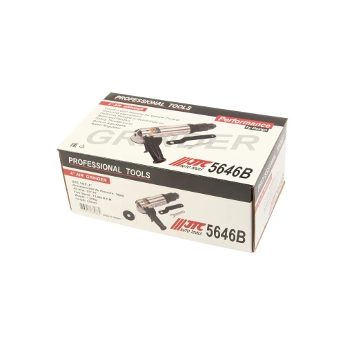 Пневматическая болгарка JTC 4 усиленная, посадочный размер диска: внутренний 16 мм, внешний 100 мм, 5646B JTC-5646B фото 9