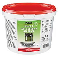 Краска для садовых деревьев Pufas морозостойкая 1,6 л/2 кг