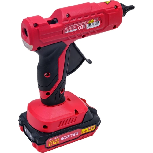 Аккумуляторный клеевой пистолет WORTEX CGG 1118 ALL1 с акб и з/у 1334529 фото 4 Аккумуляторный клеевой пистолет WORTEX CGG 1118 ALL1 с акб и з/у 1334529 фото 4