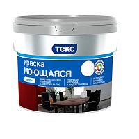 Краска Текс Профи моющаяся супербелая 0,9 л