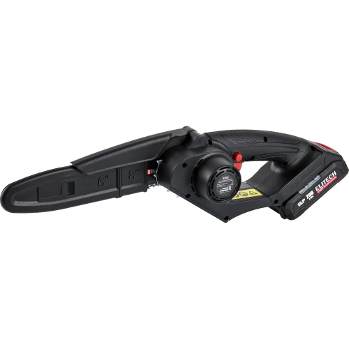 Пила цепная аккумуляторная Elitech CS 2008BLK (E1611.016.00) HD 205457 фото 7