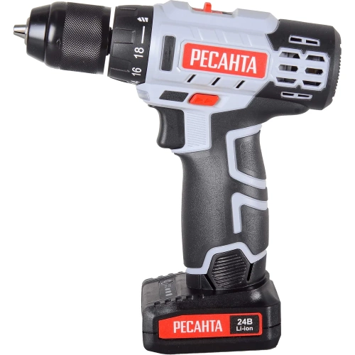 Аккумуляторная дрель-шуруповерт Ресанта ДА-24-2ЛК 75/14/7 фото 4