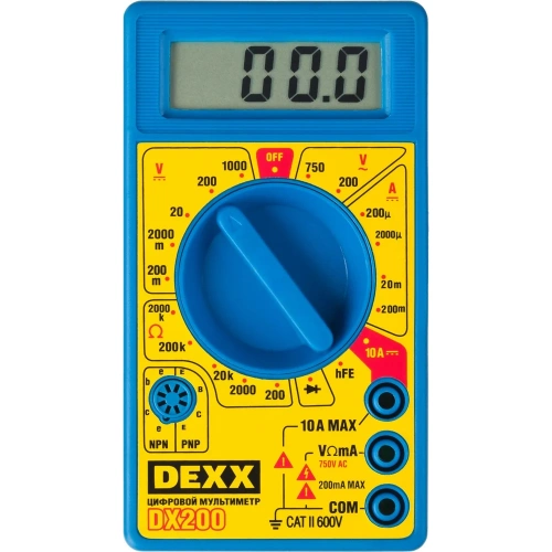 Цифровой мультиметр DEXX DX200 45300 фото 6