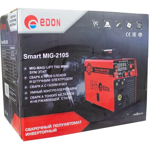 Сварочный полуавтомат инверторный EDON Smart MIG-210S 24561 фото 11 Сварочный полуавтомат инверторный EDON Smart MIG-210S 24561 фото 11