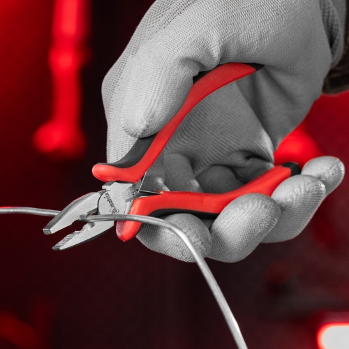 Плоскогубцы Mini, 130 мм, никелированные, авторазжим, двухкомпонентные рукоятки Matrix фото 8