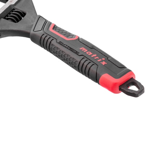 Ключ разводной, тонкие губки, фосфатированный, двухкомпонентная рукоятка, 150 мм, PRO Matrix фото 3