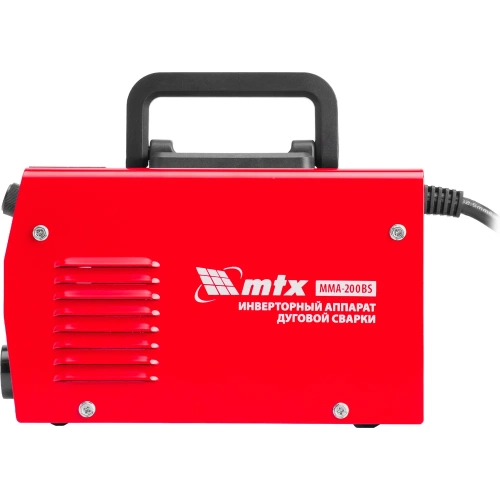 Инверторный аппарат дуговой сварки MTX MMA-200BS, 200 А, ПВ 60пр// 94398 фото 10 Инверторный аппарат дуговой сварки MTX MMA-200BS, 200 А, ПВ 60пр// 94398 фото 10