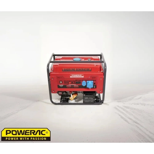 Генератор бензиновый электрический POWERAC 8 кВт, 220В, 16л.с., электростартер + АКБ PR8500H2E фото 3 Генератор бензиновый электрический POWERAC 8 кВт, 220В, 16л.с., электростартер + АКБ PR8500H2E фото 3