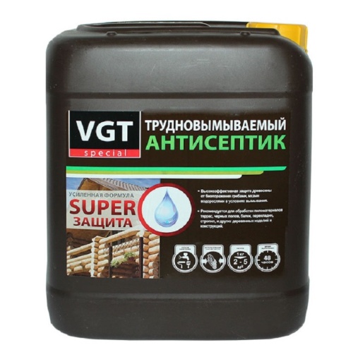 Антисептик трудновымываемый VGT 10 кг