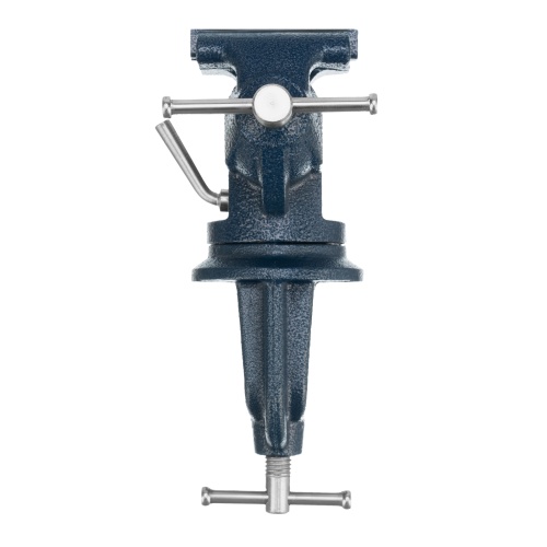 Тиски слесарные, настольные, поворотные, ширина рабочих губок 50 мм, наковальня Сибртех фото 2