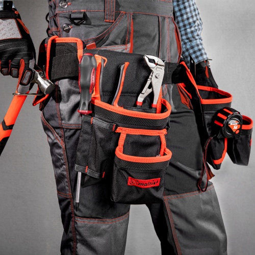 Сумка-пояс двойная, 20 карманов, держатель для молотка Matrix фото 16