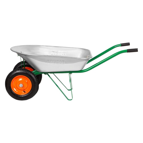Тачка садовая, два колеса, грузоподъемность 170 кг, объем 78 л Palisad фото 5