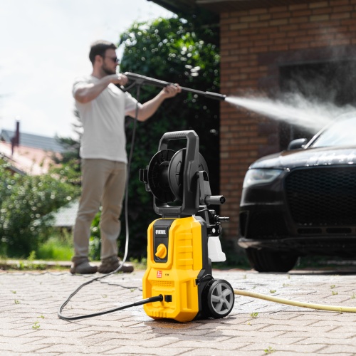 Моечная машина высокого давления R-170D, 1800 Вт, 170 бар, 380 л/ч, с барабаном// Denzel фото 31