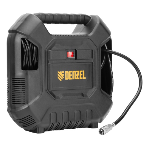 Компрессор воздушный DL1100 1.1 кВт, 180 л/мин, с набором аксессуаров Denzel фото 2