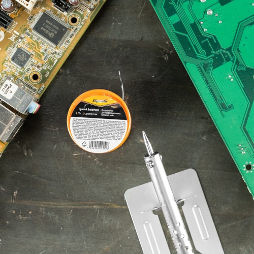 Припой Sn60Pb40, D 1 мм, 50 г, на пластмассовой катушке Sparta фото 5