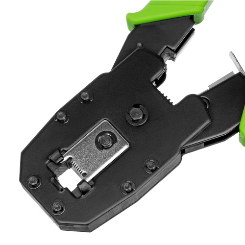 Клещи для обжима телефонных и компьютерных клемм 4P, 6P, 8P, функция обрезания проводов Сибртех фото 7