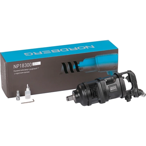 Пневмогайковерт ударный NORDBERG 1", с коротким валом 3600Нм NP18300 фото 10