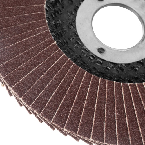 Круг лепестковый торцевой КЛТ-1, зернистость Р 80(16Н) 125 х 22.2 мм, "БАЗ" фото 4 Круг лепестковый торцевой КЛТ-1, зернистость Р 80(16Н) 125 х 22.2 мм, "БАЗ" фото 4