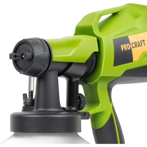 Краскопульт аккумуляторный PROCRAFT 20В, 750 мл/мин, без АКБ и ЗУ PSE30 фото 10