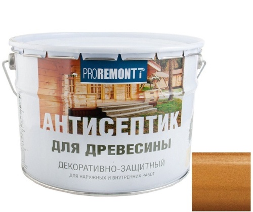 Антисептик для древесины Proremontt Тик 9 л Антисептик для древесины Proremontt Тик 9 л