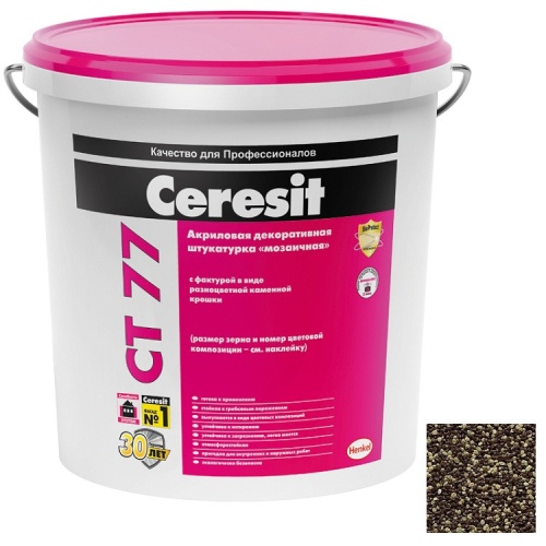 Штукатурка акриловая декоративная Ceresit CT 77 Мозаичная Chile 1 25 кг Штукатурка акриловая декоративная Ceresit CT 77 Мозаичная Chile 1 25 кг
