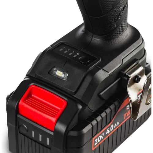 Ударный аккумуляторный гайковерт RUNTEC TECHNIC 1/2, 20 В, 2x4 Ач, 300 Нм RT-IW300T фото 5