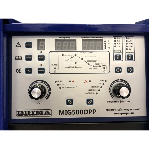 Полуавтомат BRIMA MIG-500 DPP 380В НП000000915 фото 3 Полуавтомат BRIMA MIG-500 DPP 380В НП000000915 фото 3