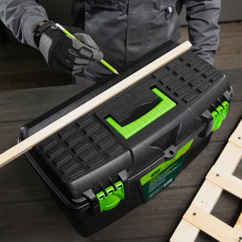 Ящик для инструмента, 530 х 275 х 290 мм, 21", пластик Сибртех фото 12