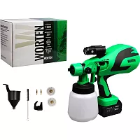 Краскопульт аккумуляторный WORTEN 1х3.0 Ач, 1200 мл КА-90000711