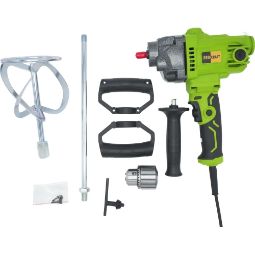 Дрель-миксер электрическая PROCRAFT 1200Вт, 0-700 об/мин PS1750 фото 4