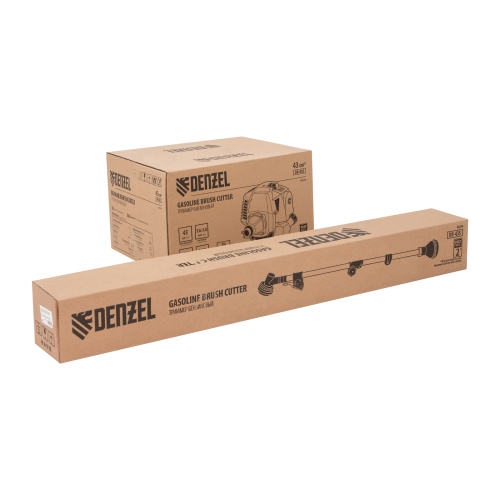 Триммер бензиновый DR-43S, 43 см3, разъемная штанга, состоит из 2 частей Denzel фото 18
