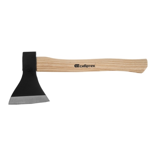 Топор ТП11-06, 600 г, в сборе, кованый, деревянное топорище Сибртех фото 2