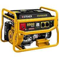 Бензиновый генератор STEHER с электростартером GS-6500Е