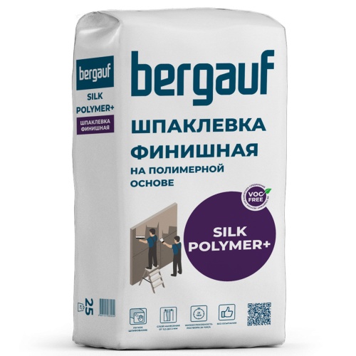 Шпаклевка полимерная Bergauf Silk Polymer+ 25 кг