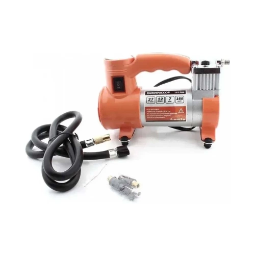 Компрессор автомобильный LAVITA 12В, 15А, 7 АТМ., 27Л/МИН. (+ФОНАРЬ;+СУМКА) LA 191504 фото 4