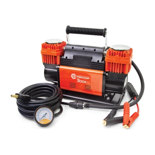 Воздушный компрессор Агрессор 300 л/мин, 12 В/90 А, шланг 8 м, шнур питания 2.4 м, питание от акб AGR-300K Воздушный компрессор Агрессор 300 л/мин, 12 В/90 А, шланг 8 м, шнур питания 2.4 м, питание от акб AGR-300K